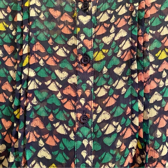 Colorful Pattern Blouse - Picture 2 of 4